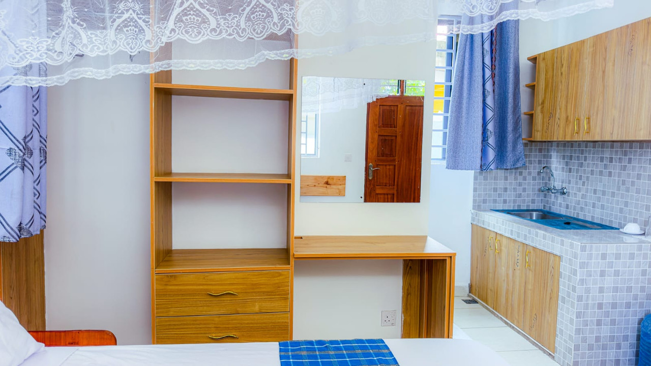 Kitchenette and storage