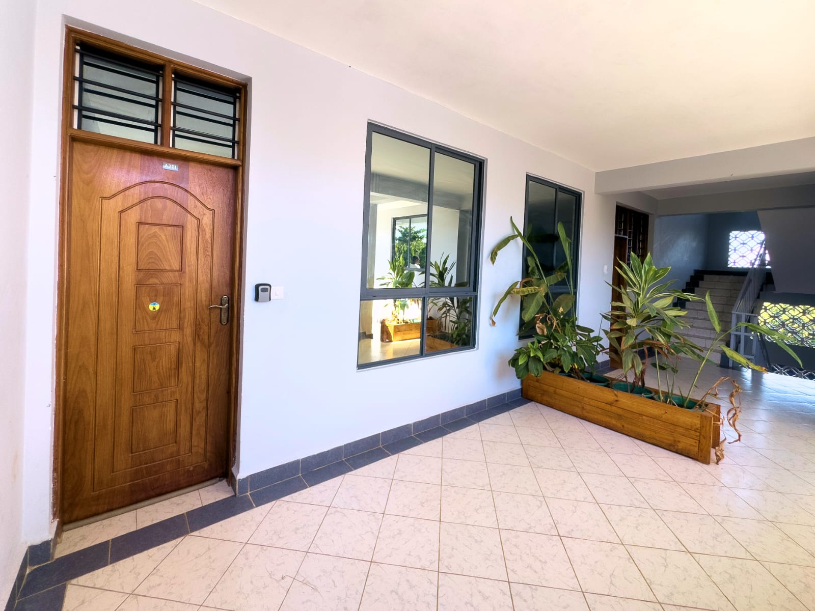 Private apartment entrance