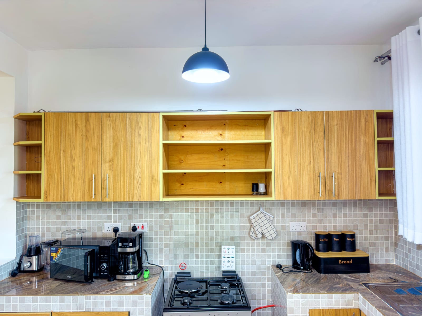 Kitchen storage and worktop